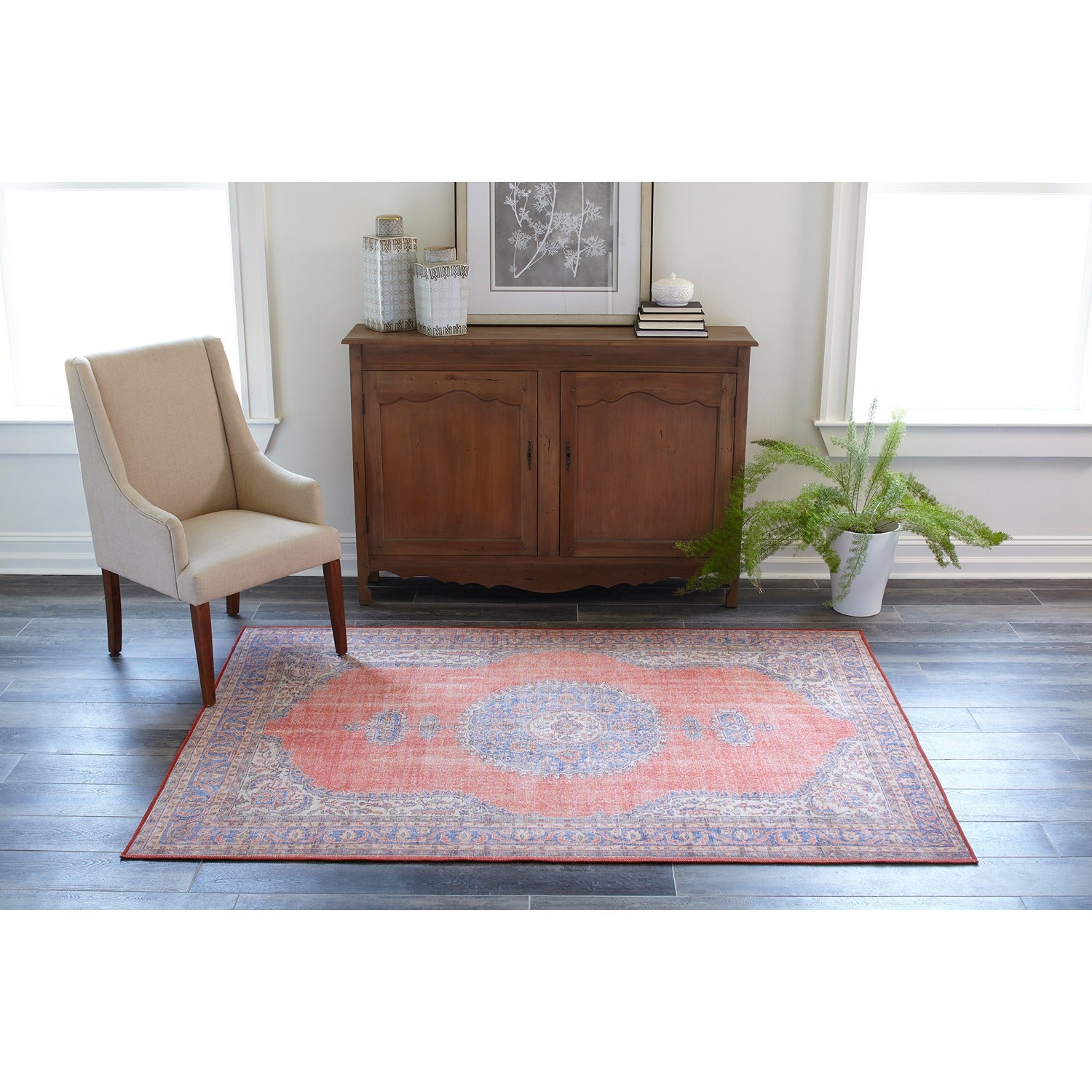Afshar Rug - Red