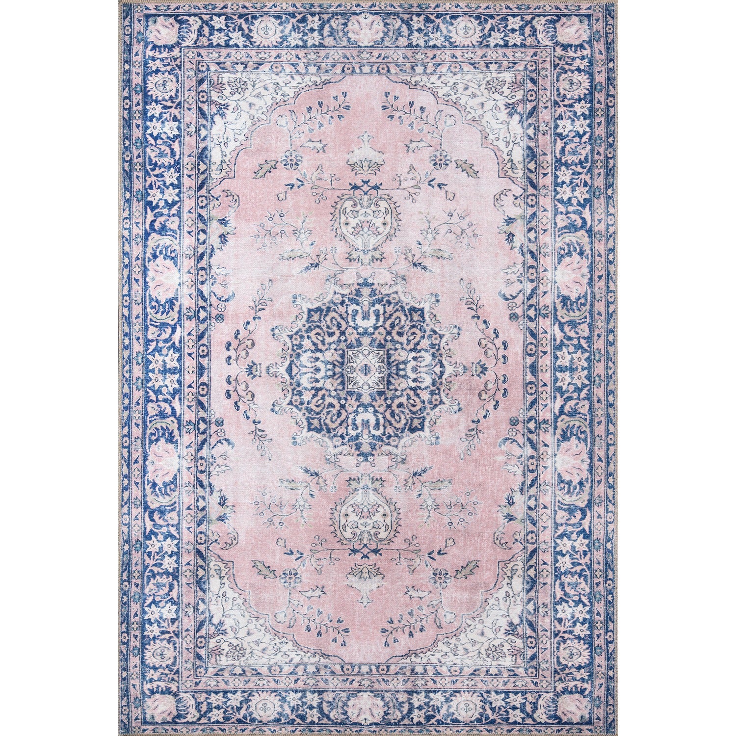 Afshar Rug - Pink