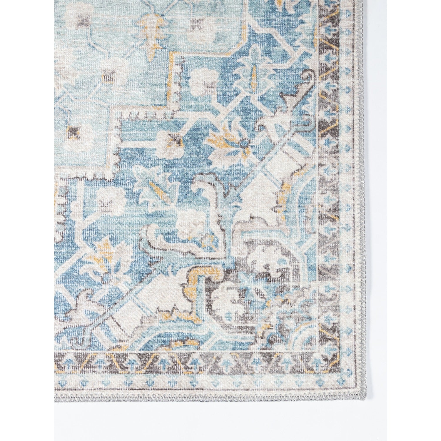 Afshar Rug - Light Blue