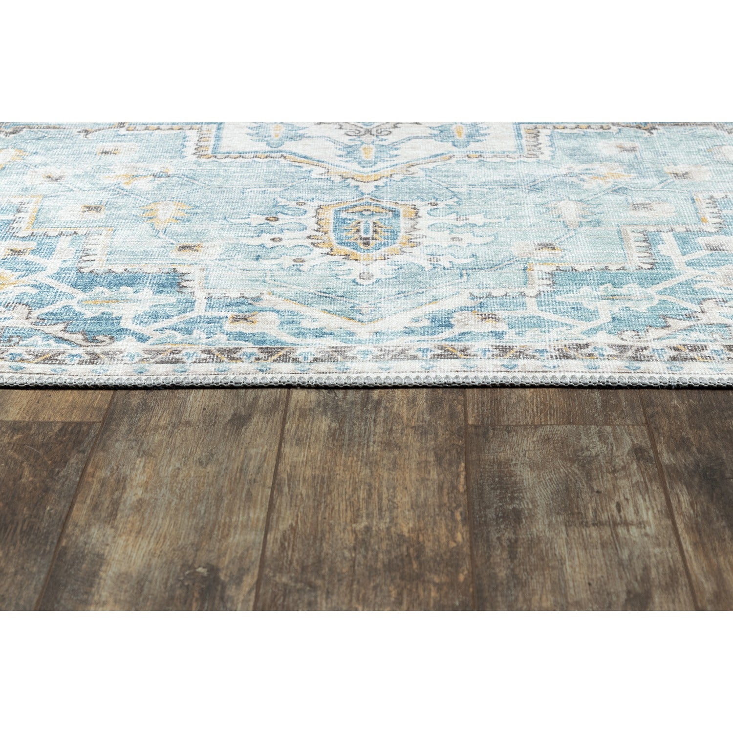 Afshar Rug - Light Blue