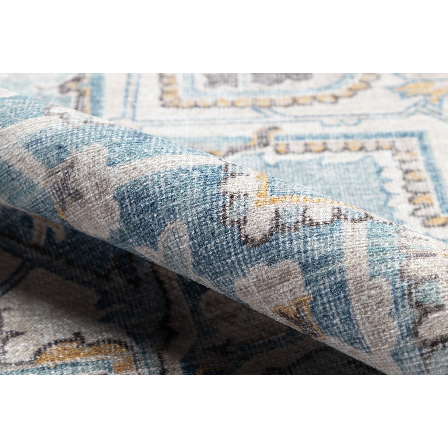 Afshar Rug - Light Blue