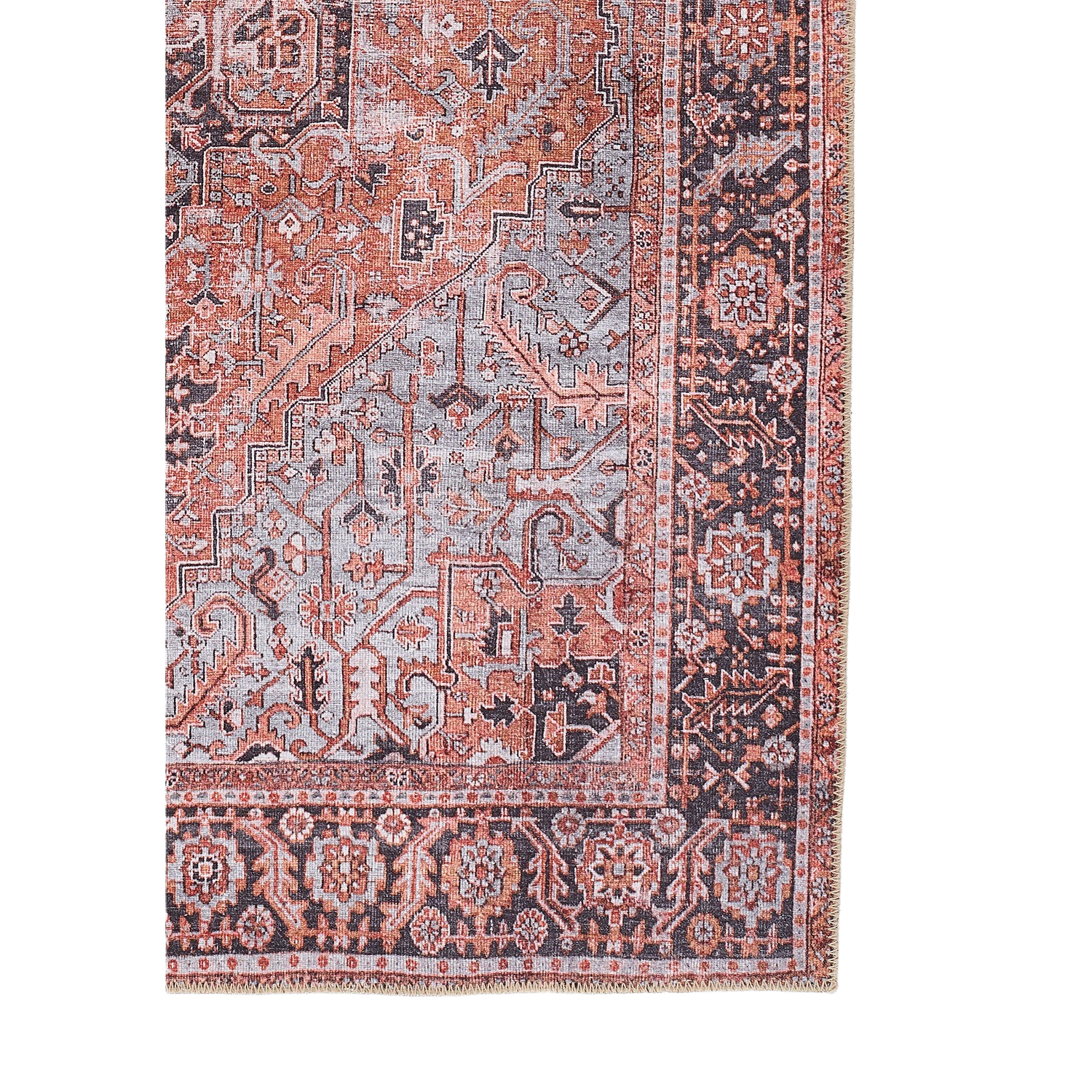 Afshar Rug - Rich Copper