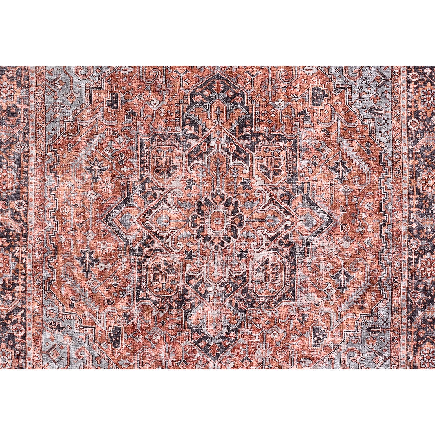 Afshar Rug - Rich Copper