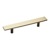 Modern Flat Bar Pull, Brass