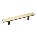 Modern Flat Bar Pull, Brass