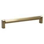 Modern Hex Bar Pull, Brass