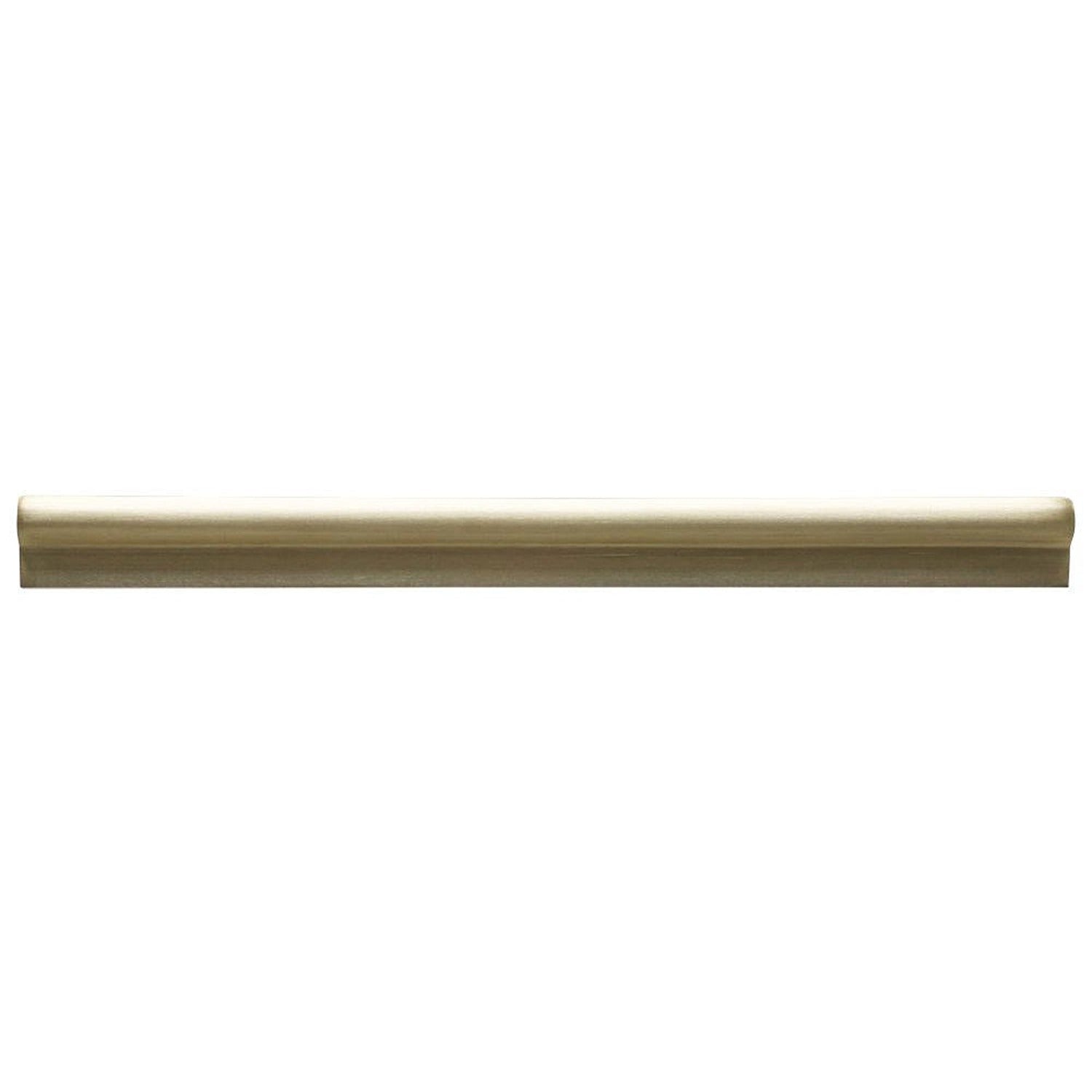 Large Modern Round Bar Pull, Brass