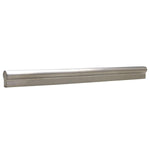Large Modern Round Bar Pull, Nickel