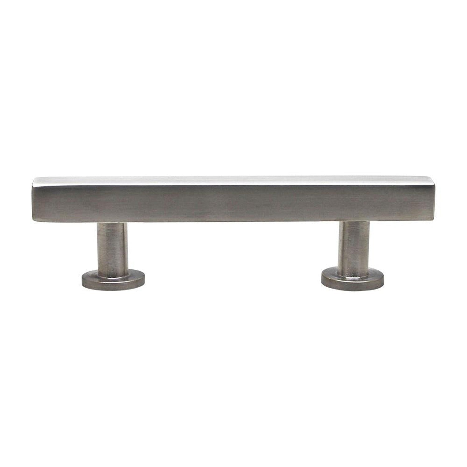 Modern Square Bar Pull, Nickel