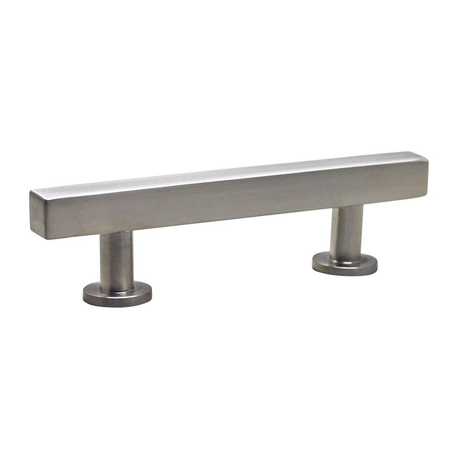 Modern Square Bar Pull, Nickel
