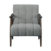 Astris Accent Chair - Pebbled Grey