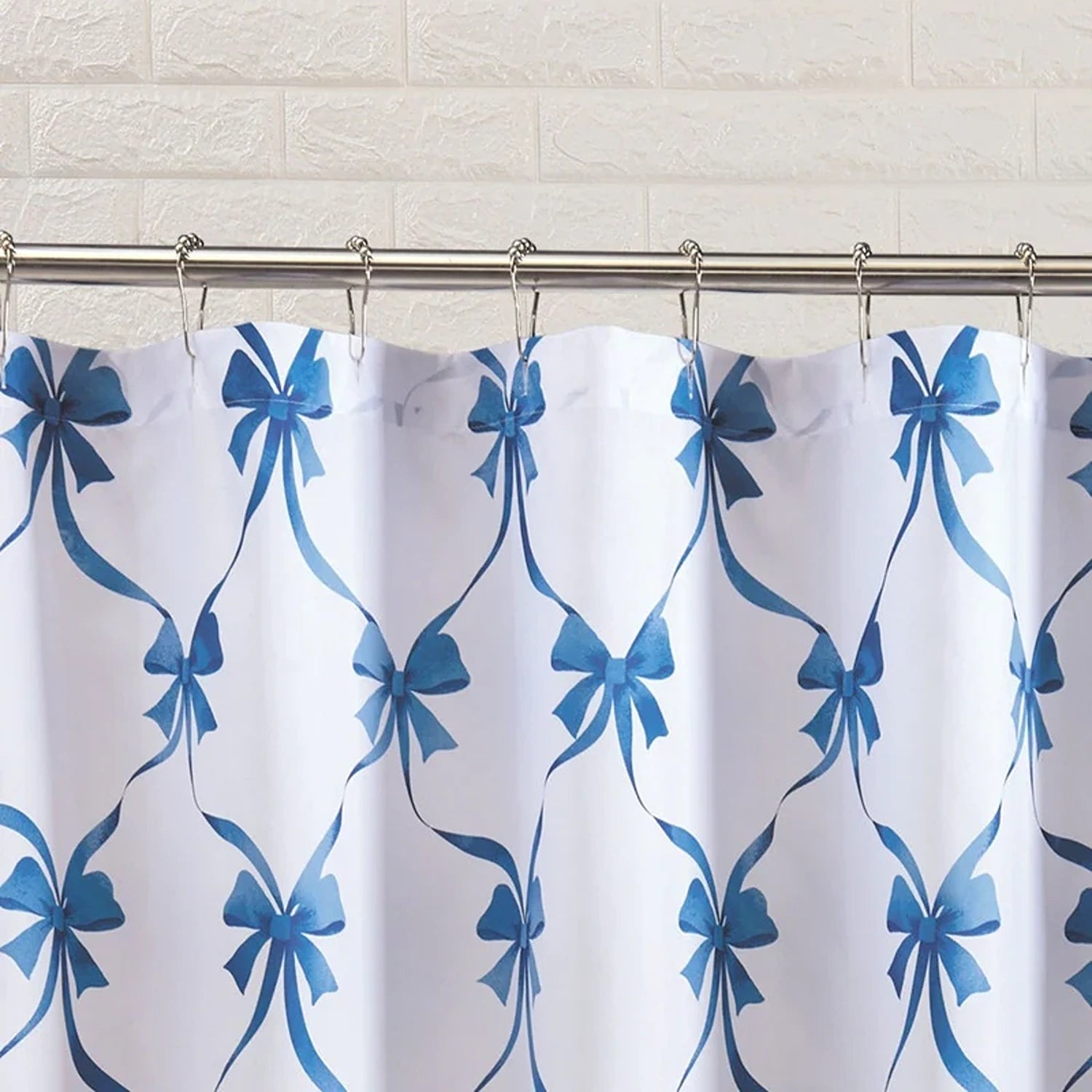 Abigail Ribbon Bow Shower Curtain