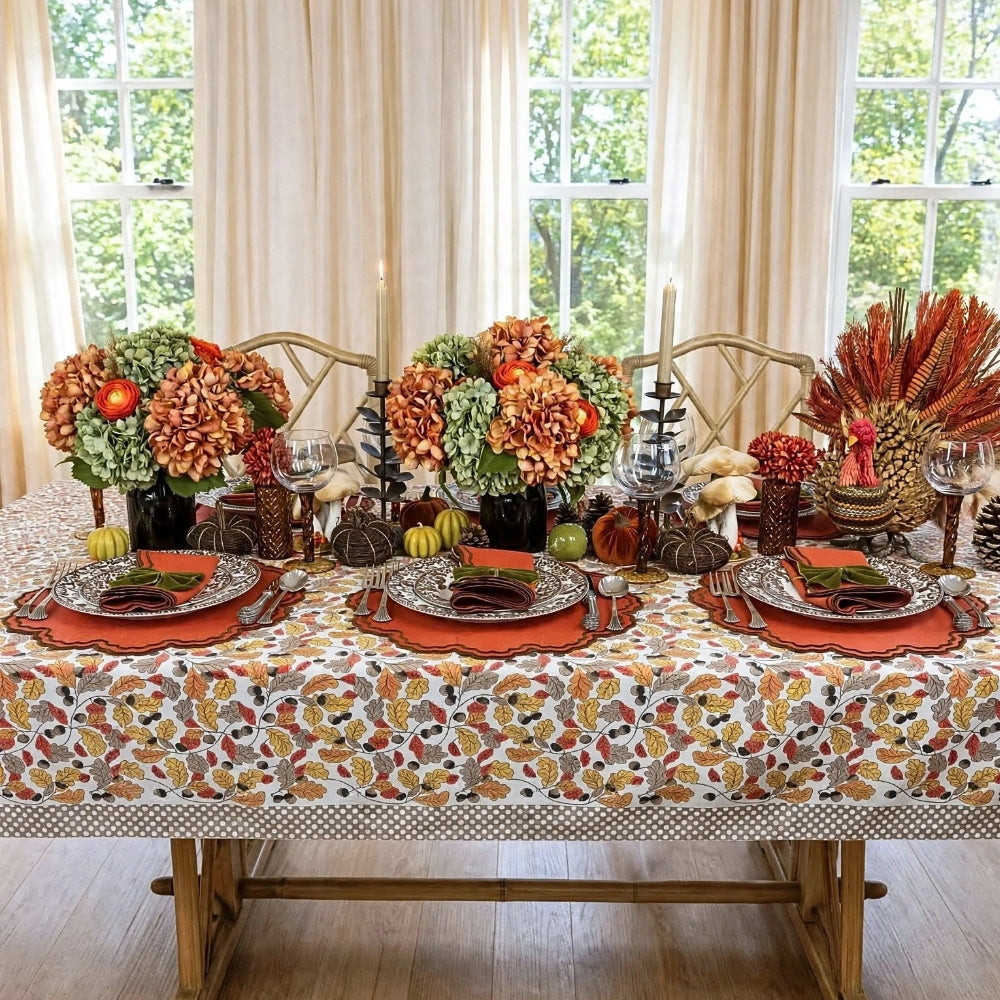 Acorns & Leaves - Tablecloth