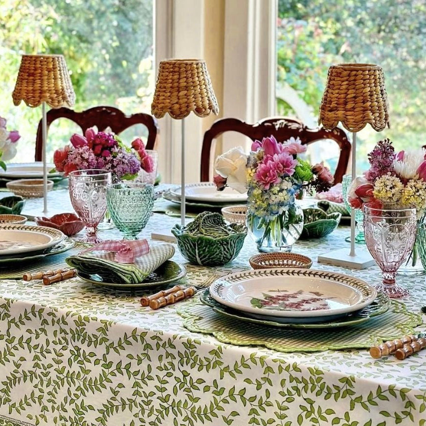 Bettina Napkin - Light Green Gingham (Set of 4)