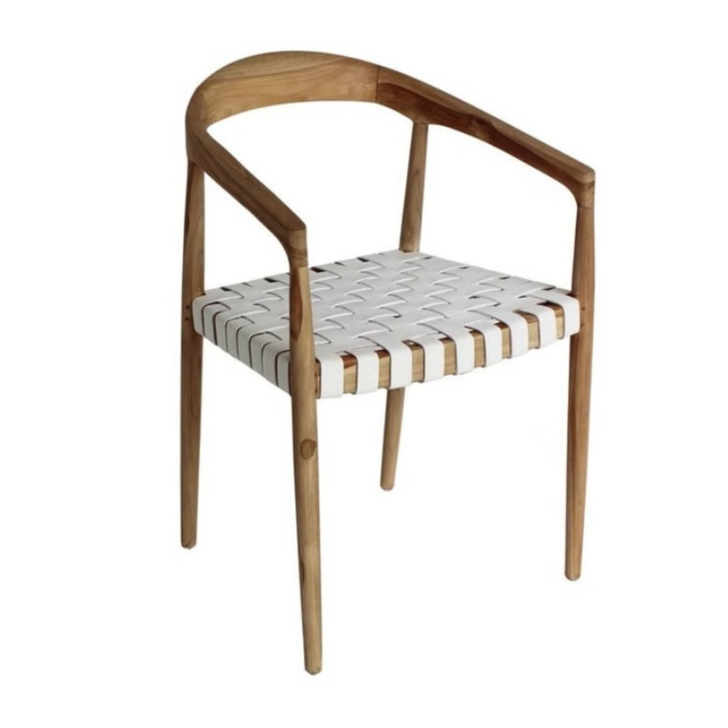 Eijnar Dining Chair White Leather