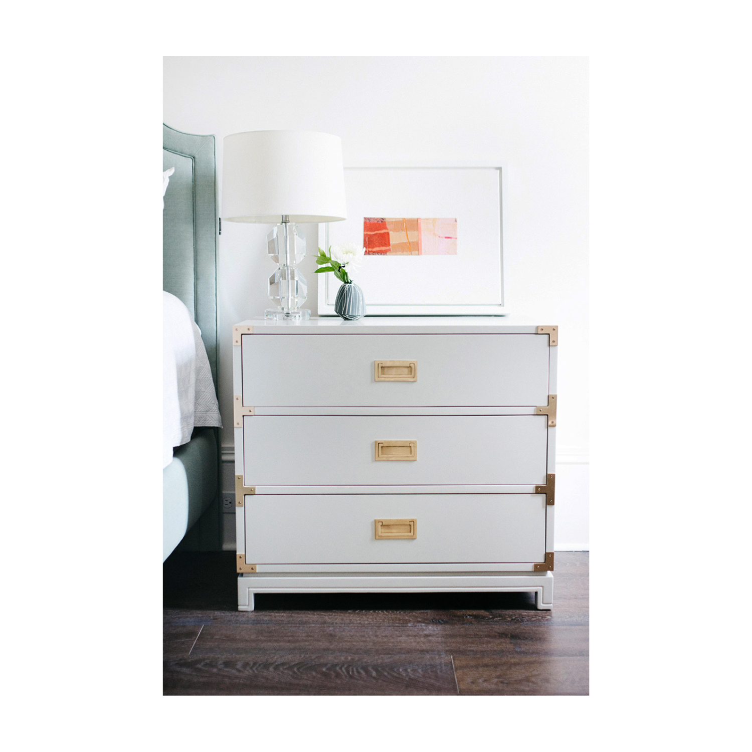 Small Carlyle Campaign Dresser - Grey