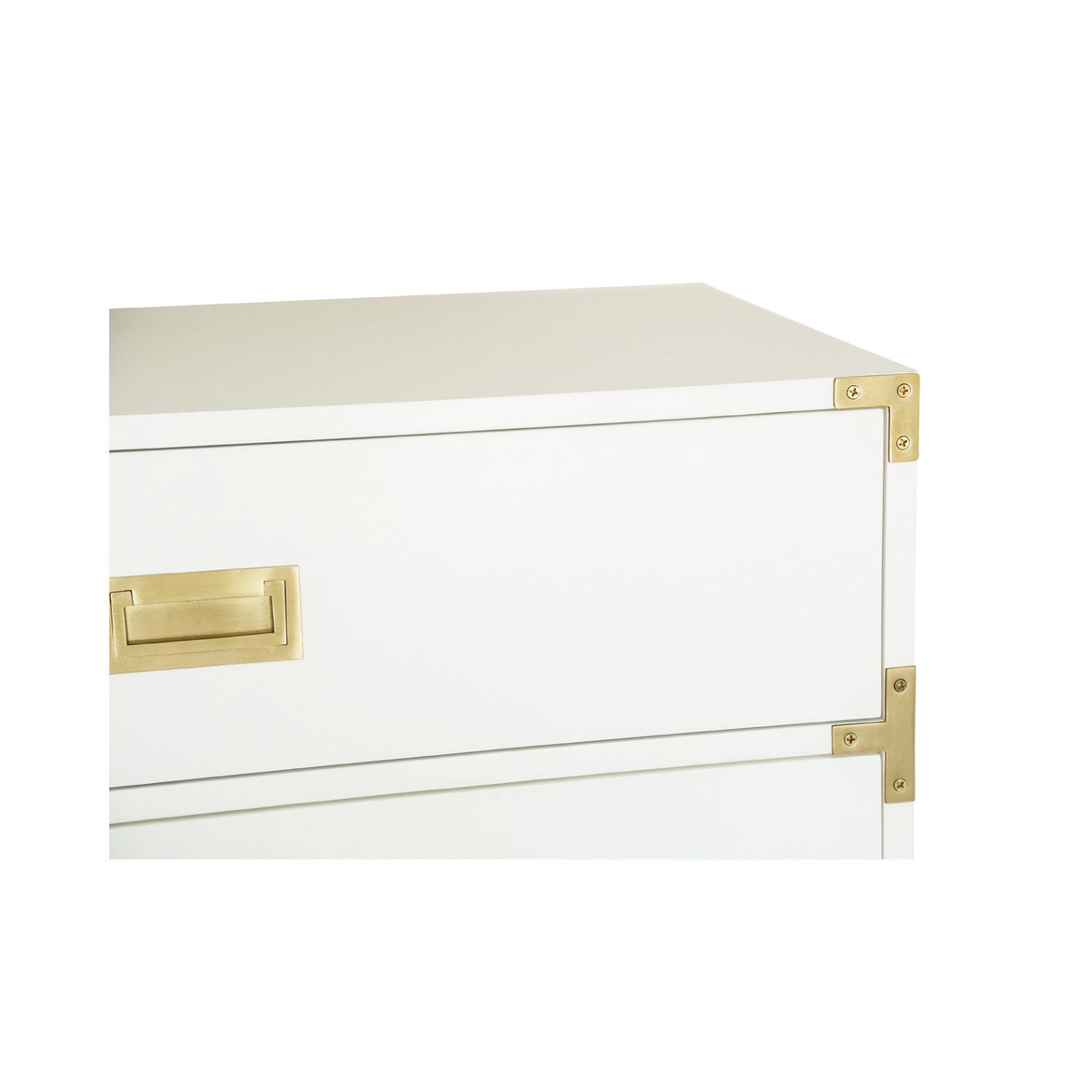 Small Carlyle Campaign Dresser - White