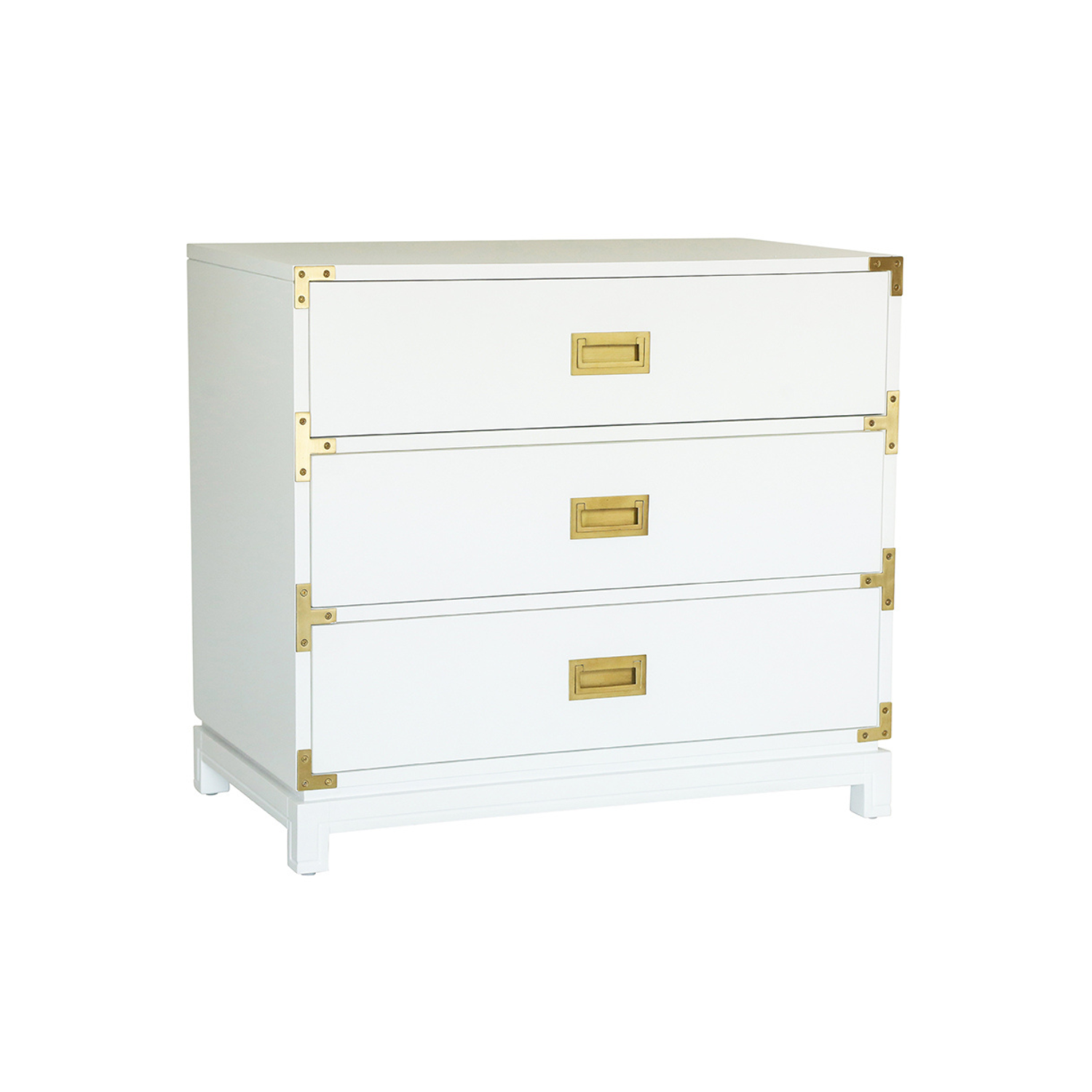 Small Carlyle Campaign Dresser - White