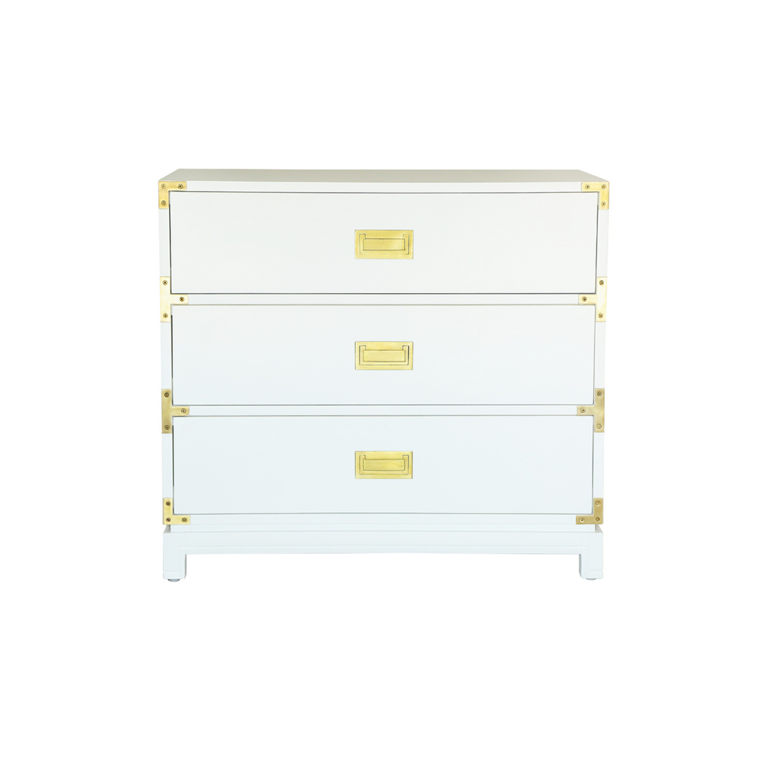 Small Carlyle Campaign Dresser - White