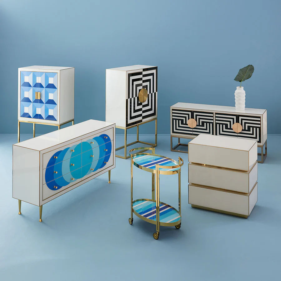 Op Art Credenza