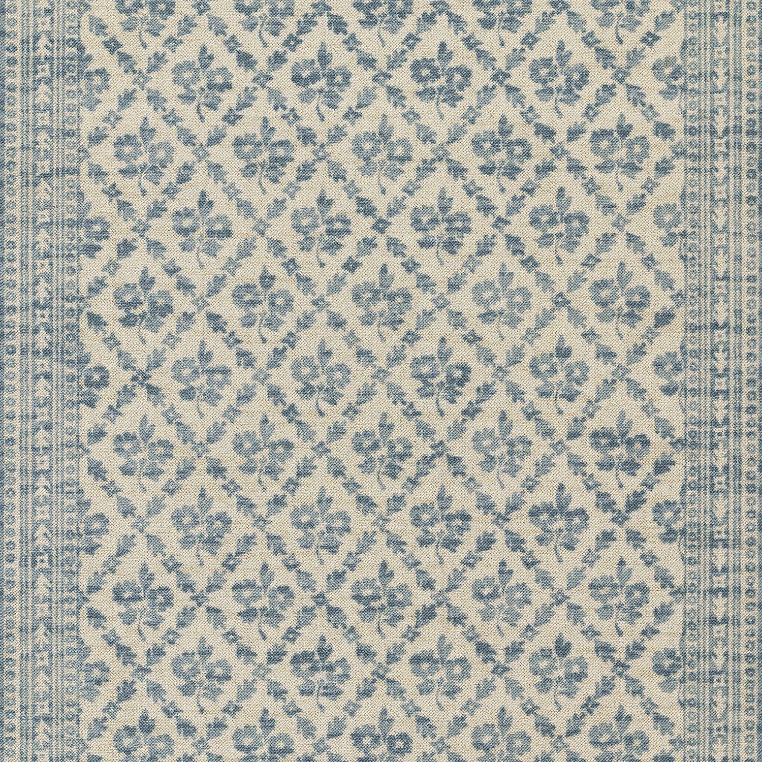 Bibury Vine Diamond Lattice Rug