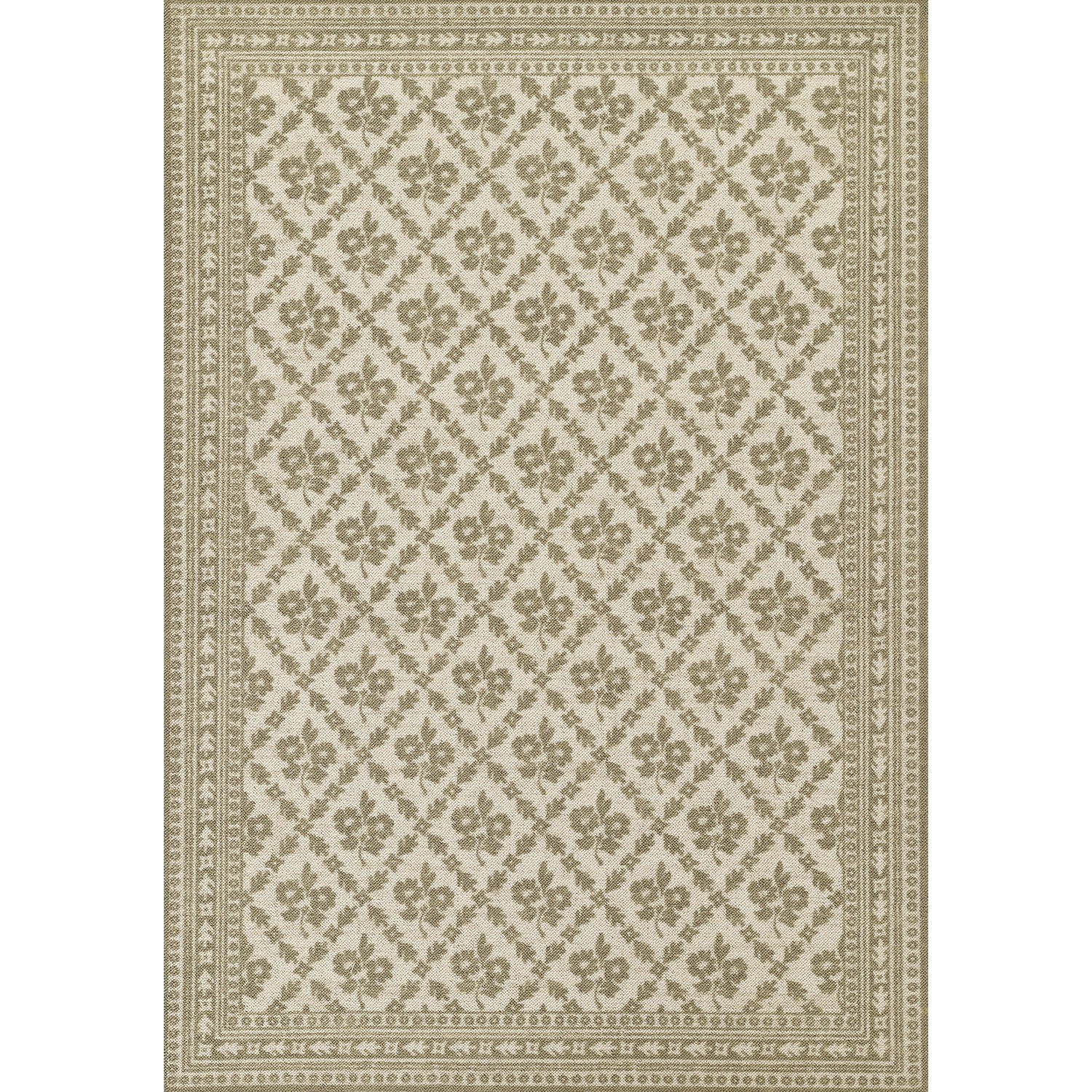 Bibury Vine Diamond Lattice Rug