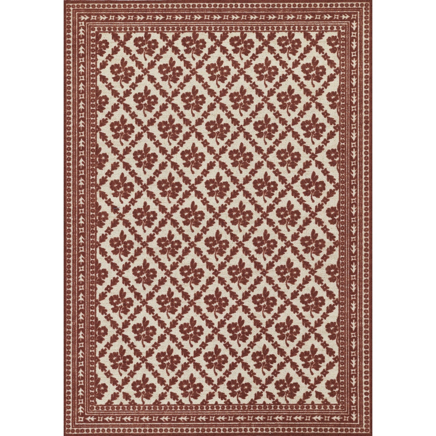 Bibury Vine Diamond Lattice Rug
