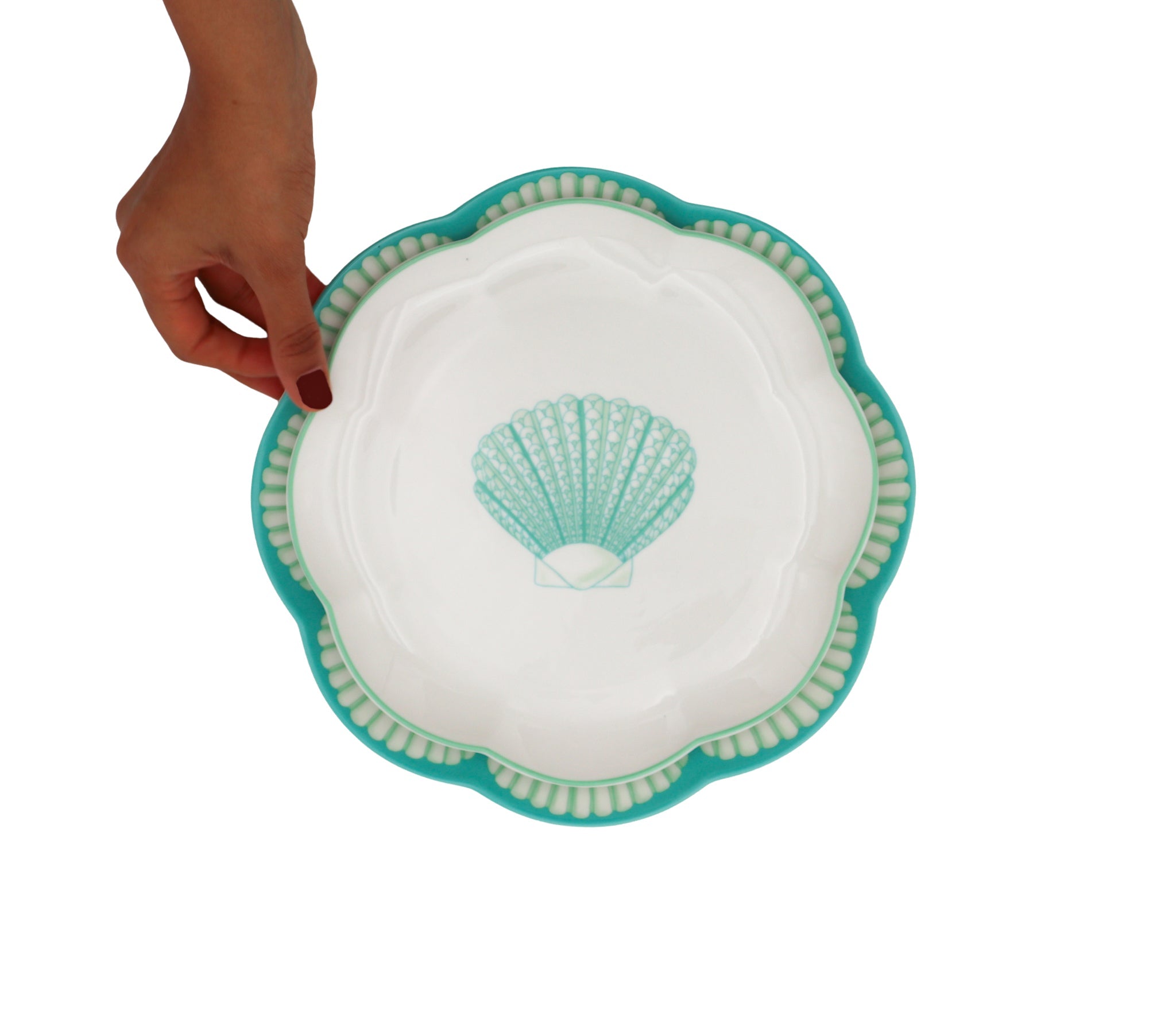 Balearic Blu Starter Plate - Set of 4 (+1 Bonus Plate)