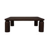 Milena Outdoor Coffee Table Brown