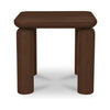 Milena Outdoor Side Table Brown