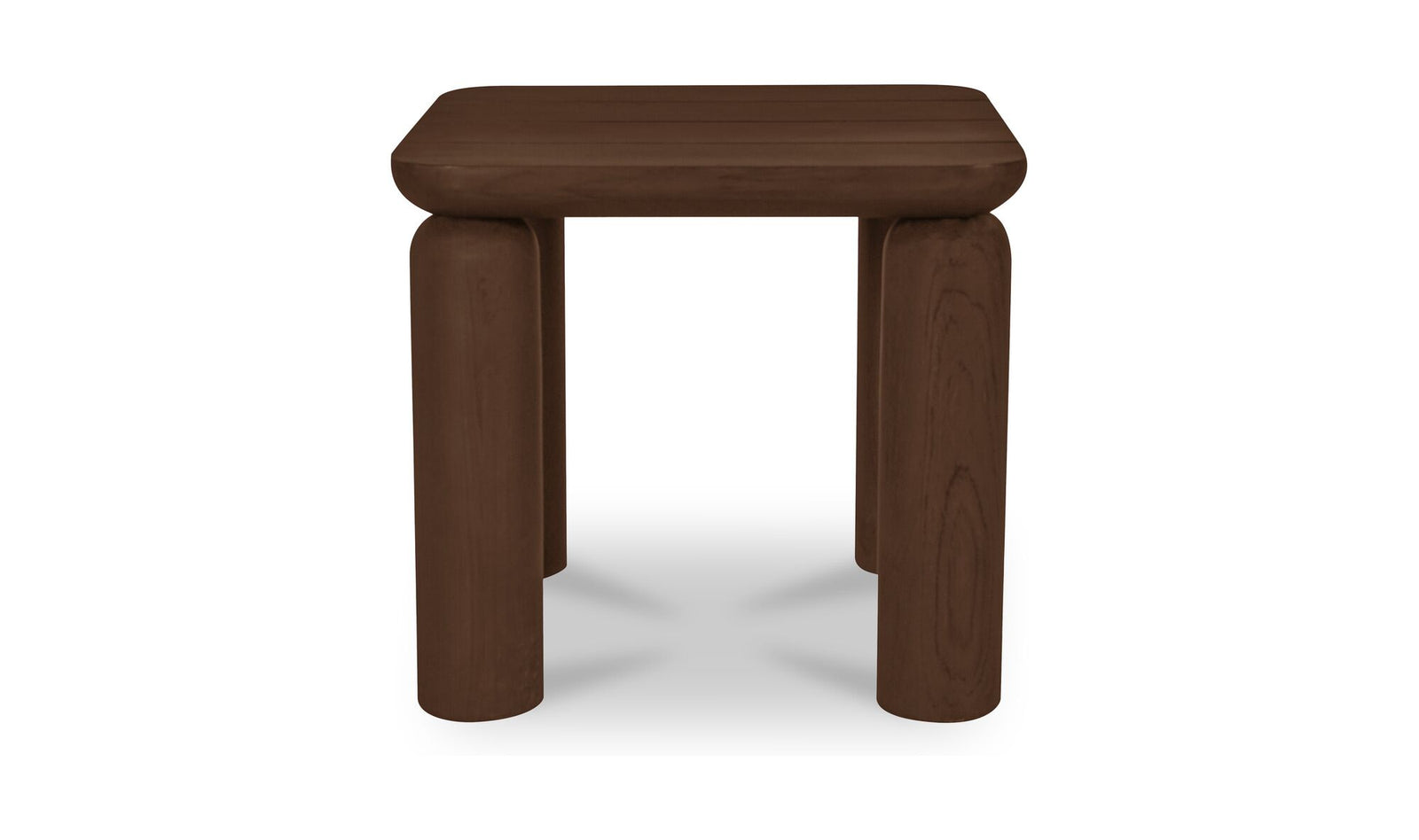 Milena Outdoor Side Table Brown