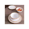 VIDA Bamboo 7.5" Cereal Bowl Set of 4 (White and Natural)