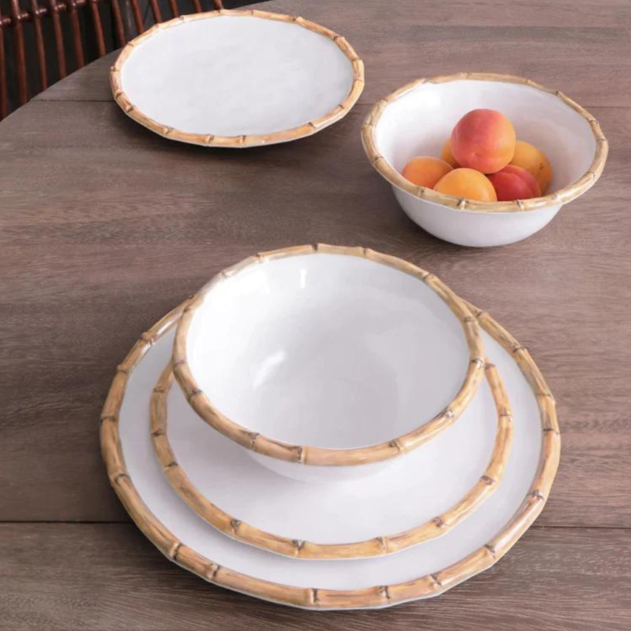 VIDA Bamboo 7.5" Cereal Bowl, Set of 4