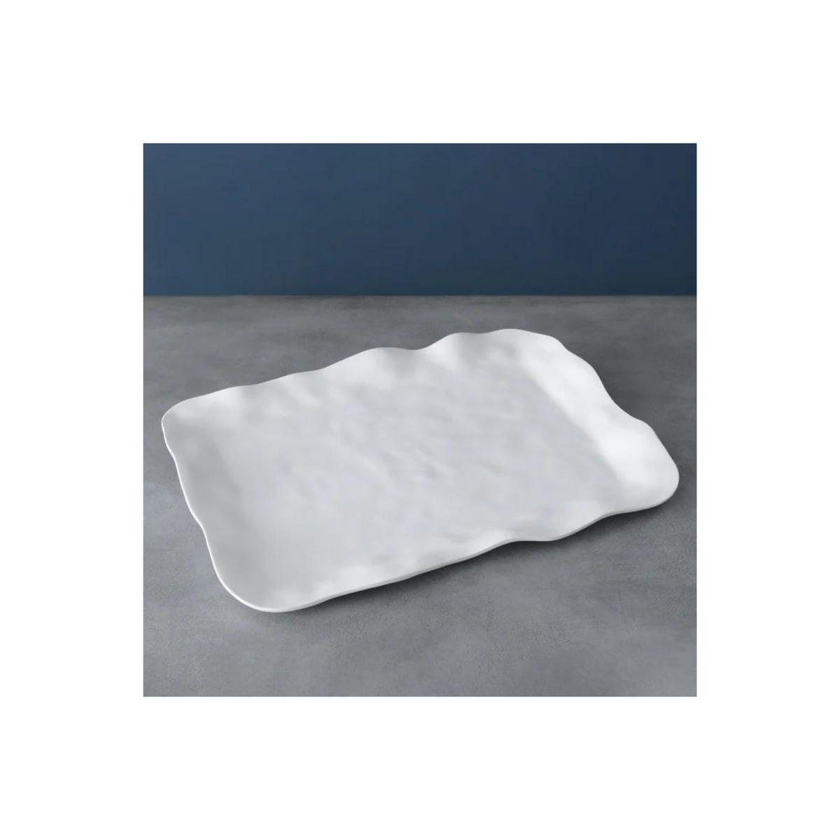 VIDA Nube Extra Large Rectangular Tray (White)