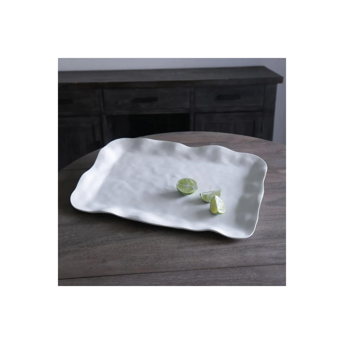 VIDA Nube Extra Large Rectangular Tray (White)