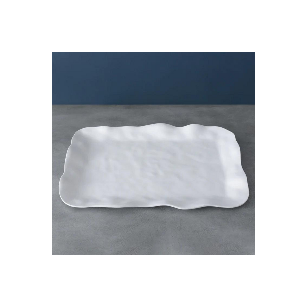 VIDA Nube Extra Large Rectangular Tray (White)