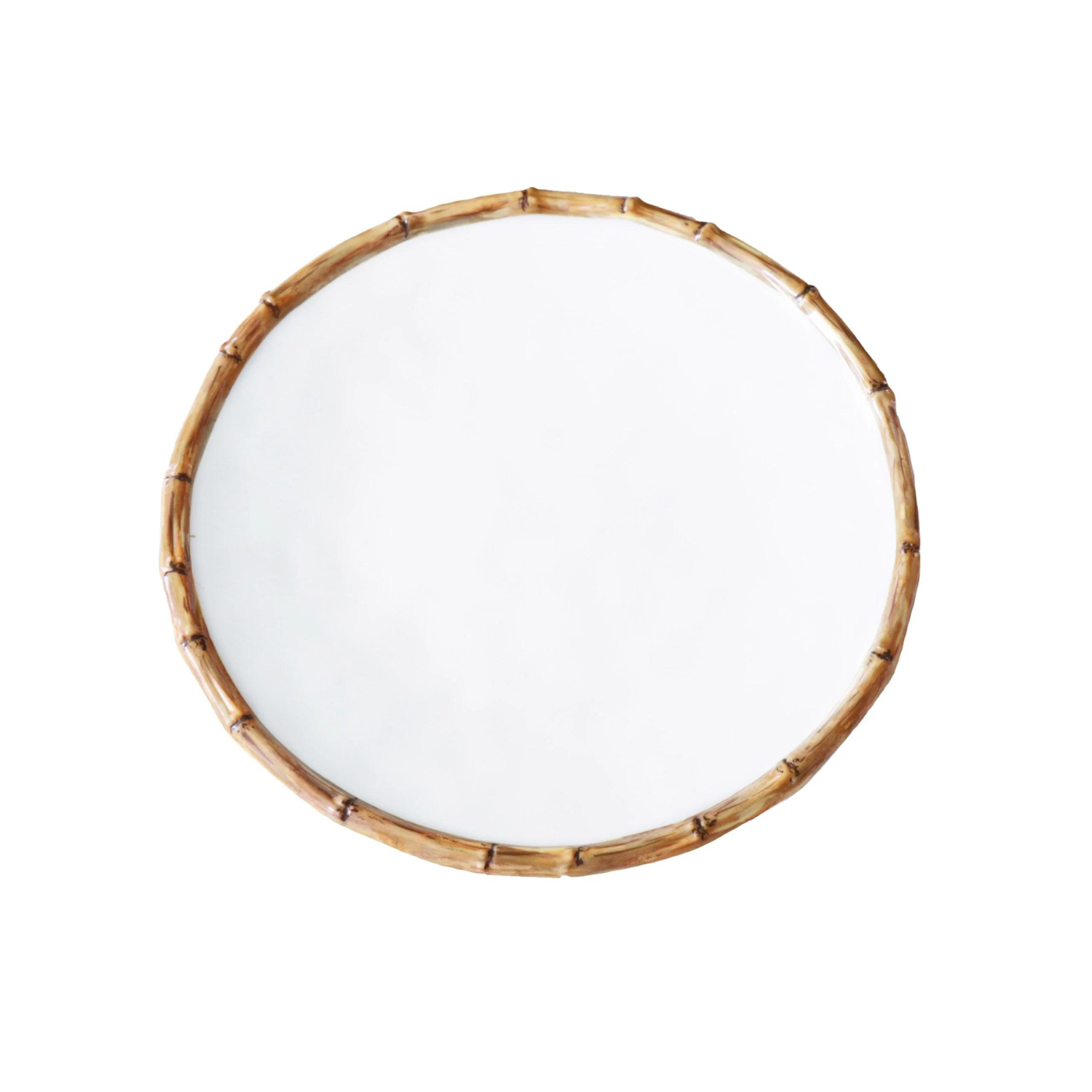 VIDA
Bamboo 11" Dinner Plate Set of 4 (White and Natural)