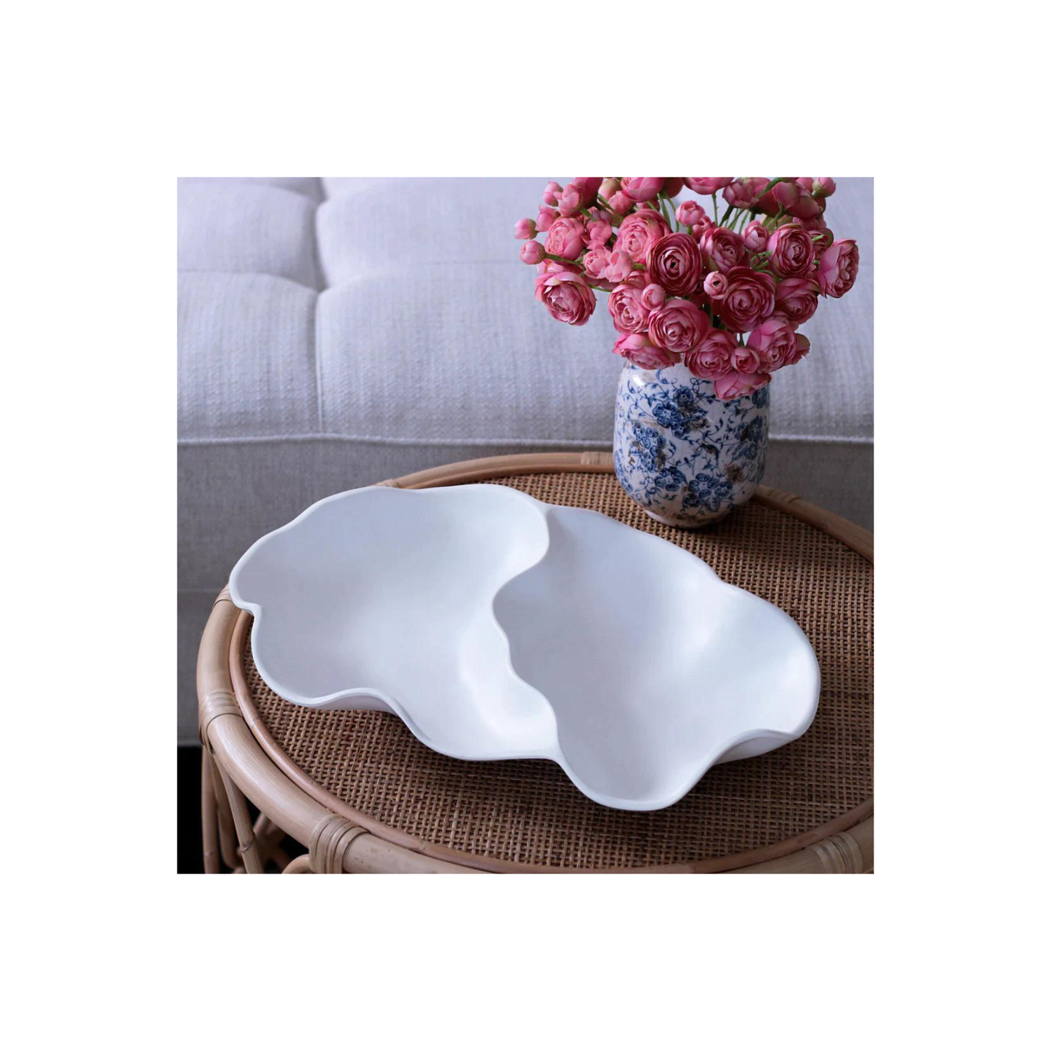 VIDA Nube Large Double Dip (White)