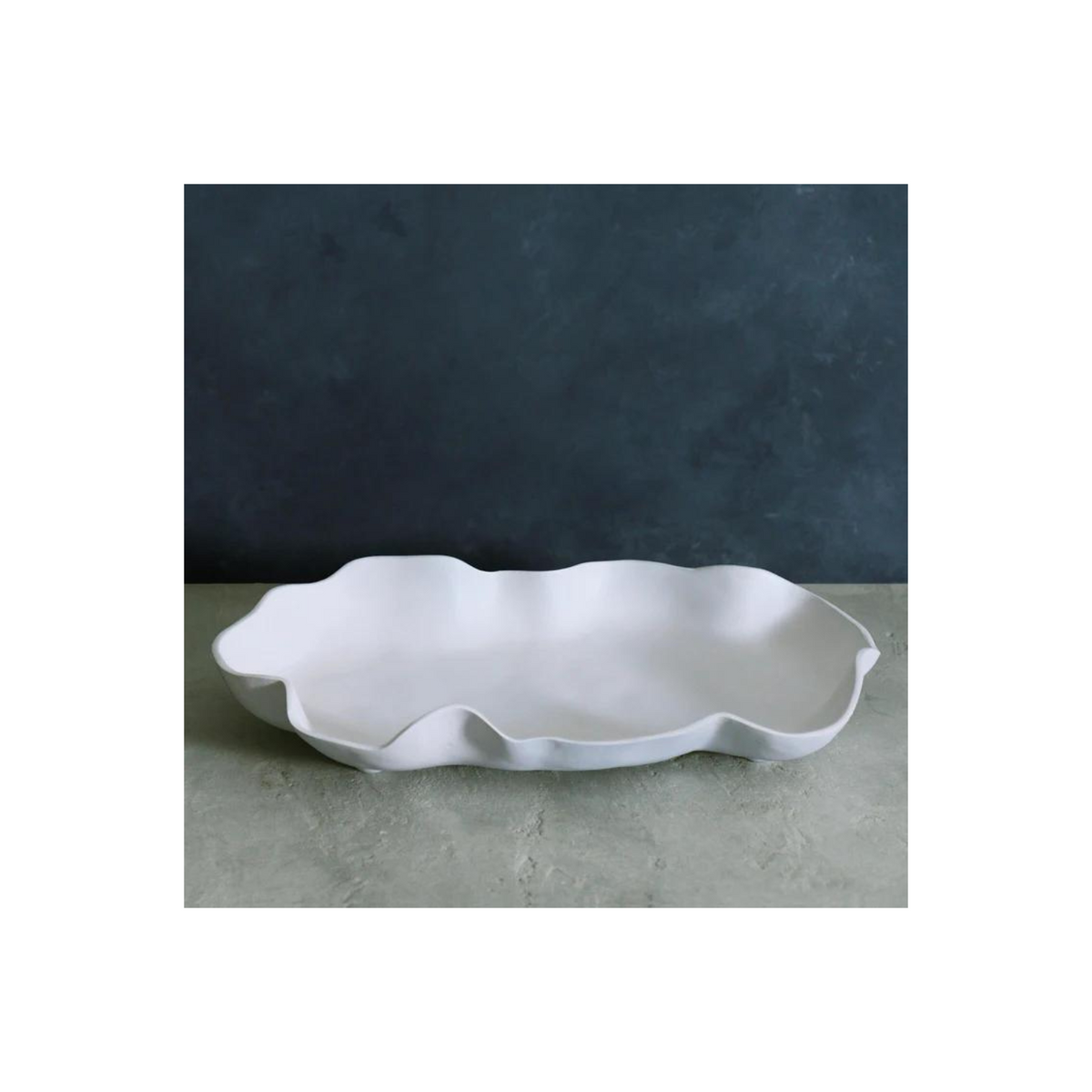 VIDA Nube Large Platter (White)