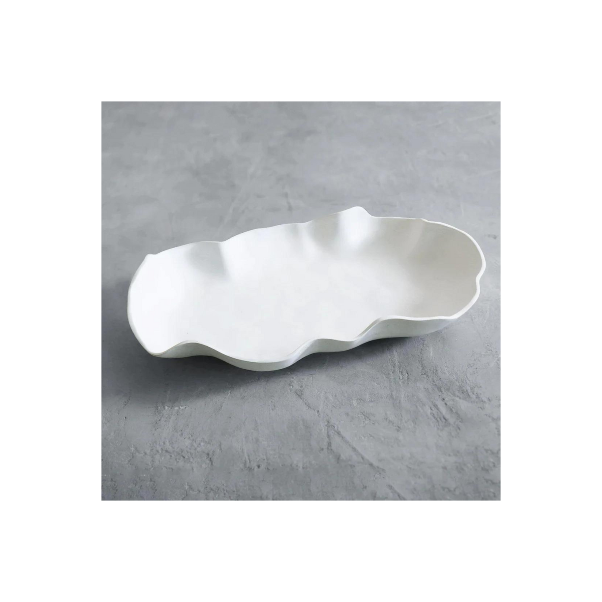 VIDA Nube Large Platter (White)