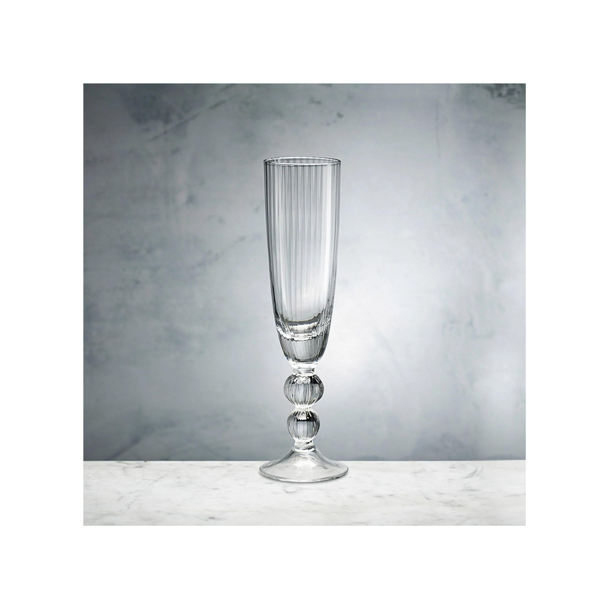 GLASS Venice Champagne Flute Set of 4 (Clear)