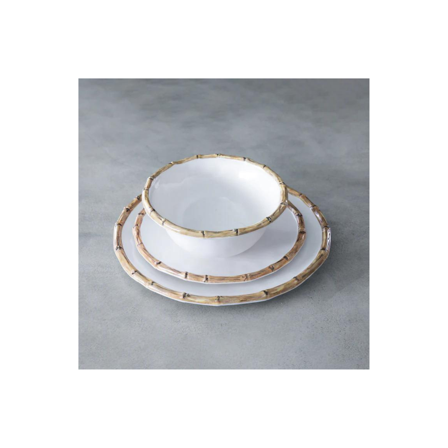 VIDA Bamboo 9" Salad Plate, Set of 4