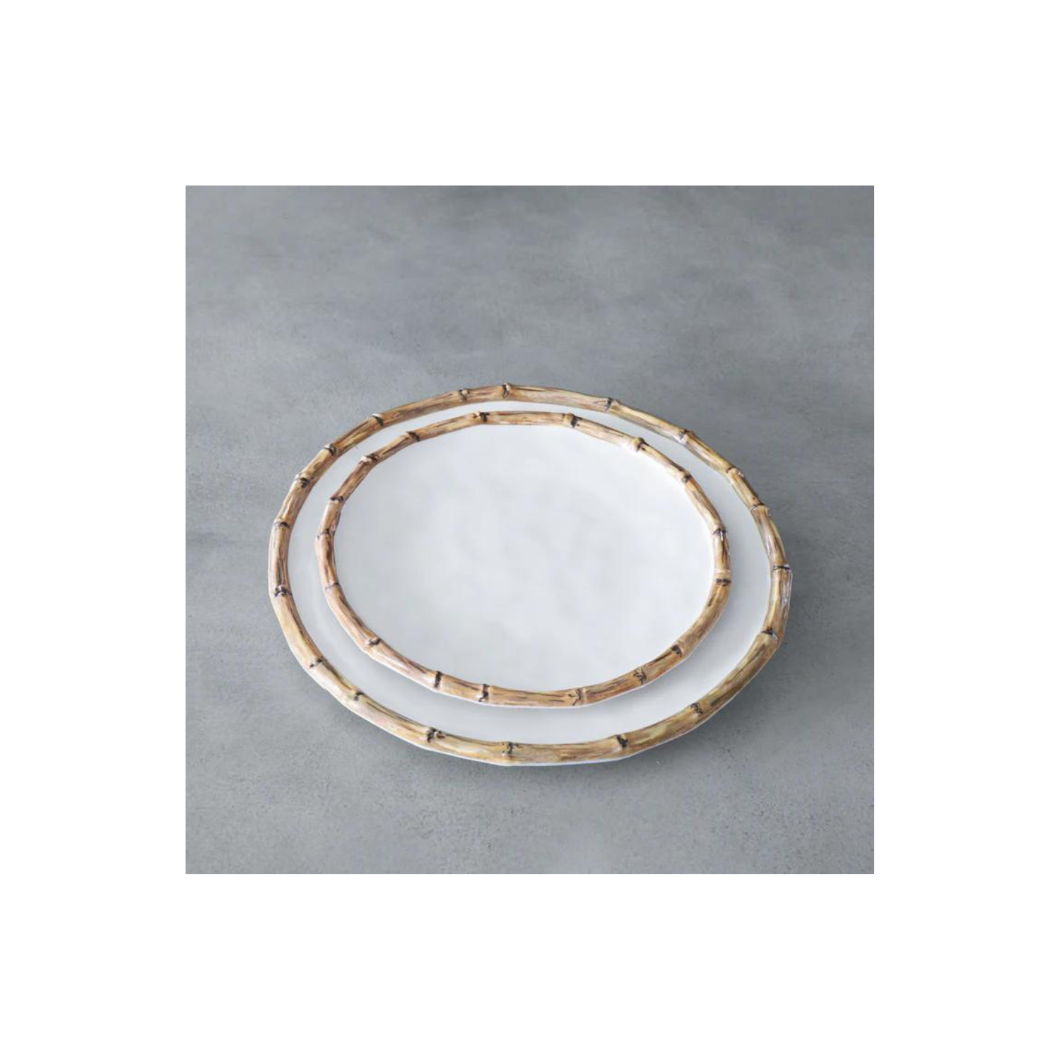 VIDA Bamboo 9" Salad Plate, Set of 4