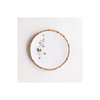 VIDA Bamboo 11" Dinner Plate Set of 4 (White and Natural)