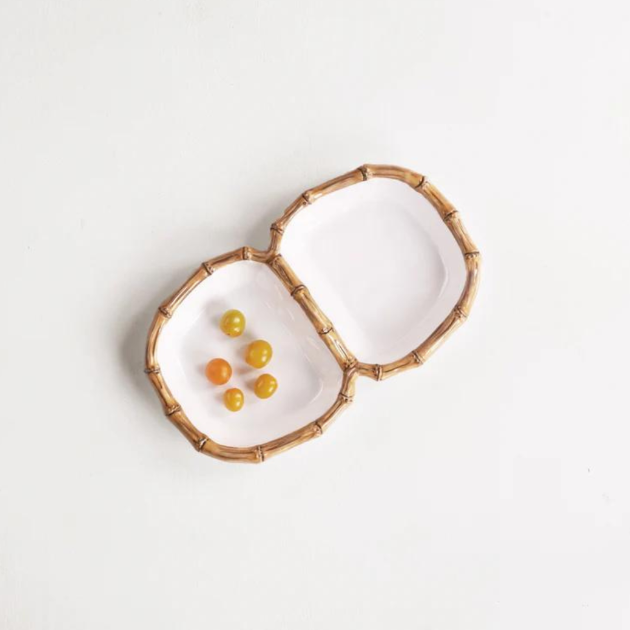 VIDA Bamboo Double Dip (White and Natural)