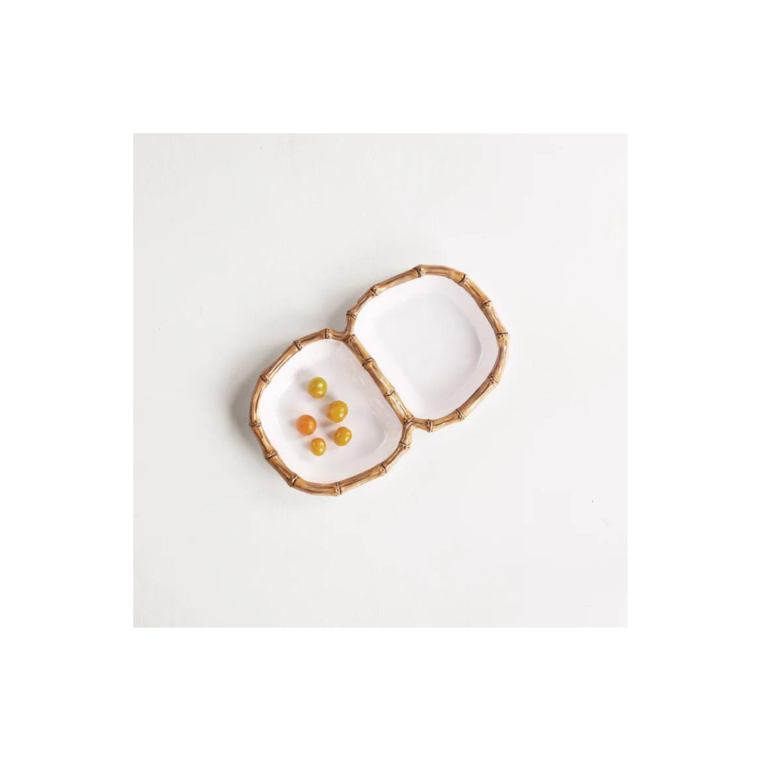 VIDA Bamboo Double Dip (White and Natural)