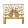 Peacock Queen Headboard - Clear Coat