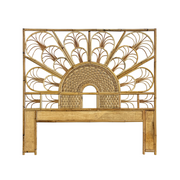 Peacock Queen Headboard - Clear Coat