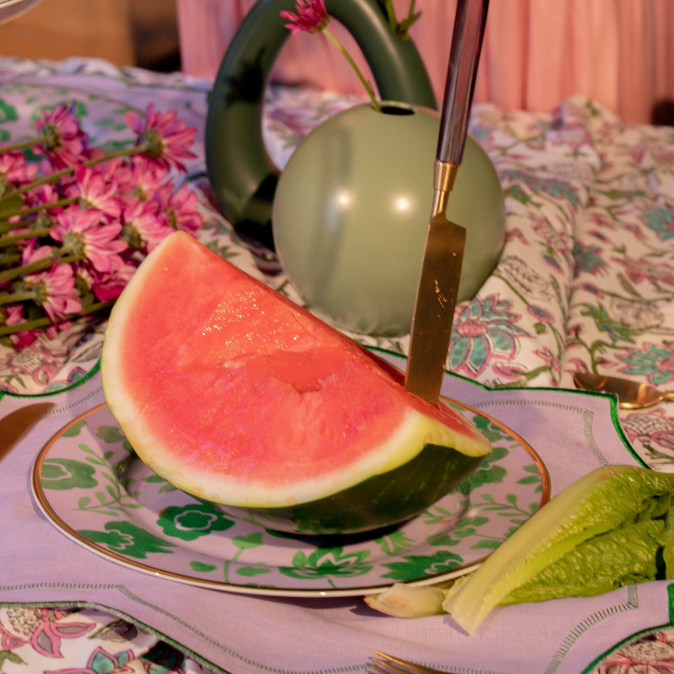 Bernadette Leaf Dinner Plate - Set of 4 (+1 Bonus Plate)