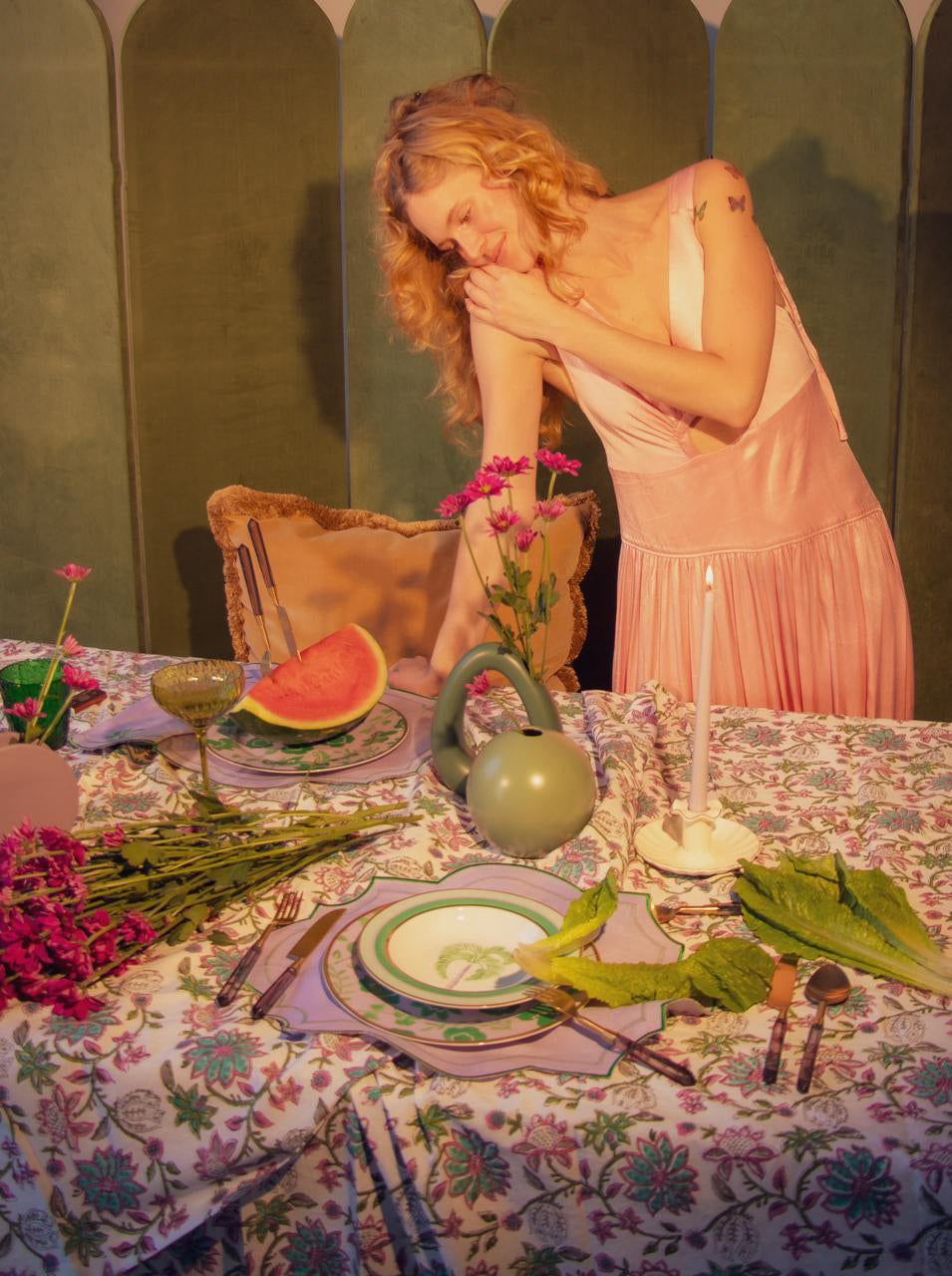 Bernadette Leaf Dinner Plate - Set of 4 (+1 Bonus Plate)